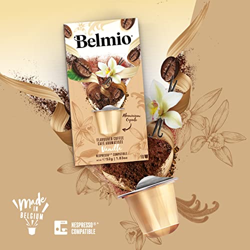 Belmio Coffee Capsules, Vanilla, Medium Roast, 80 Count, Aluminu