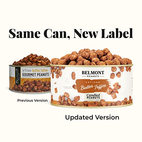 Belmont Peanuts Artisan Butter Toffee Gourmet Virginia Peanuts,