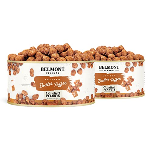 Belmont Peanuts Artisan Butter Toffee Gourmet Virginia Peanuts,