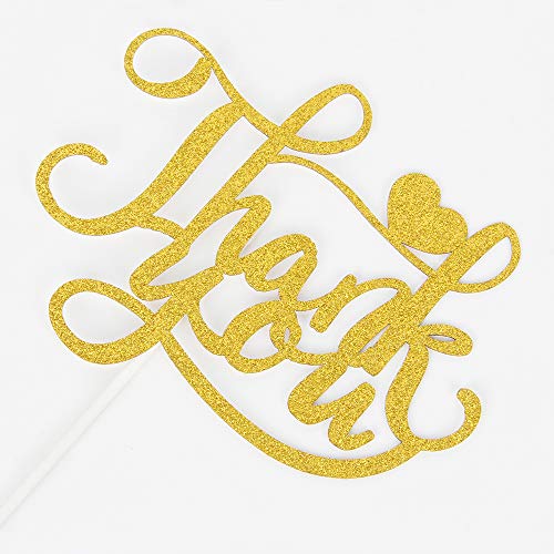 Thank You Cake Topper, Engagement &Amp; Wedding, Thanksgiving Day, B