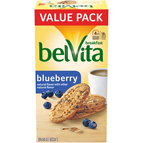 Belvita Blueberry Breakfast Biscuits, 12 Packs 4 Biscuits Per P