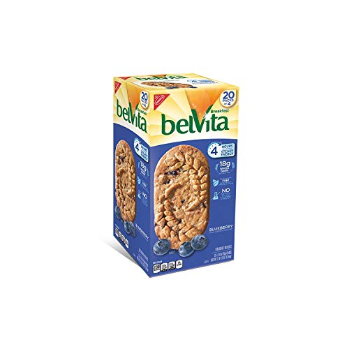 Belvita Blueberry Breakfast Biscuits, 20 Count Box, 2 Bl 12 Ounc
