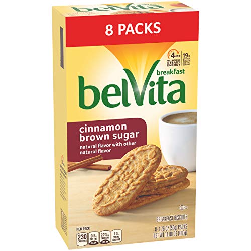Belvita Breakfast Biscuits, Cinnamon Brown Sugar Flavor, 8 Packs