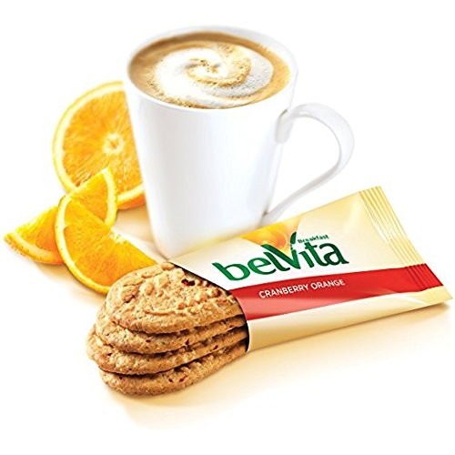 Belvita Breakfast Biscuits, Cranberry Orange, 8.8 Ounce Pack Of 4