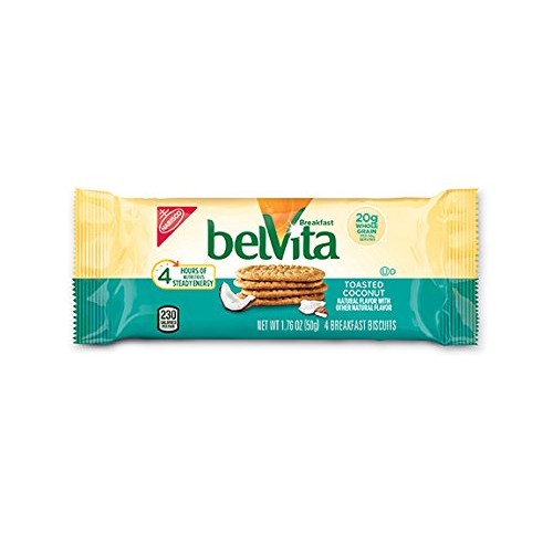 Belvita Breakfast Biscuits, Toasted Coconut, 8.8 Ounce