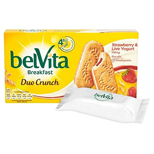Belvita Breakfast Strawberry Yogurt Duo - 5 X 50G
