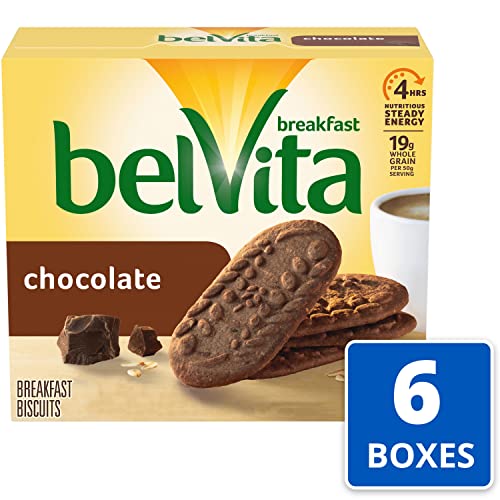 Belvita Chocolate Breakfast Biscuits, 6 Boxes Of 5 Packs 4 Bisc