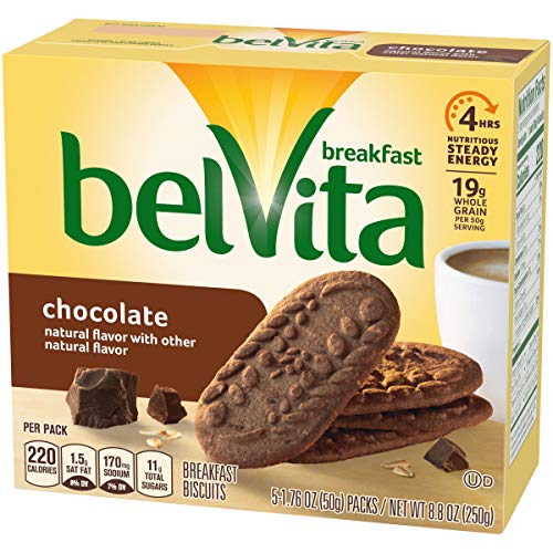 Belvita Chocolate Breakfast Biscuits, 6 Boxes Of 5 Packs 4 Bisc