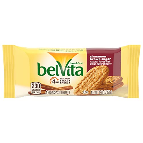 belVita Cinnamon Brown Sugar Breakfast Biscuits, 12 Packs 4 Bis...