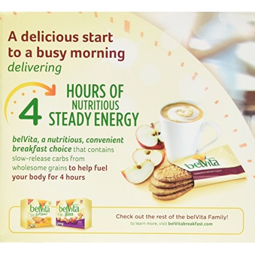 Belvita Cinnamon Brown Sugar Breakfast Biscuits 5 Servings 2 Pack