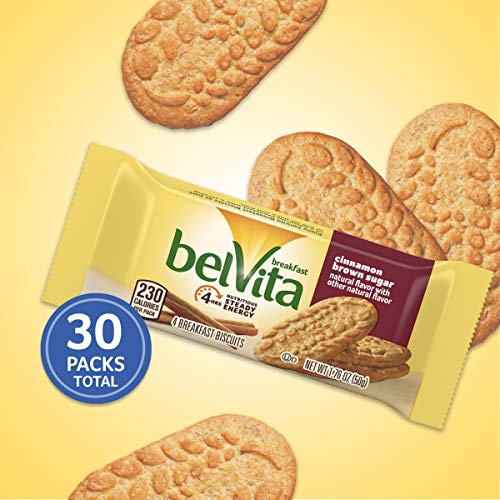 Belvita Cinnamon Brown Sugar Breakfast Biscuits, 6 Boxes Of 5 Pa