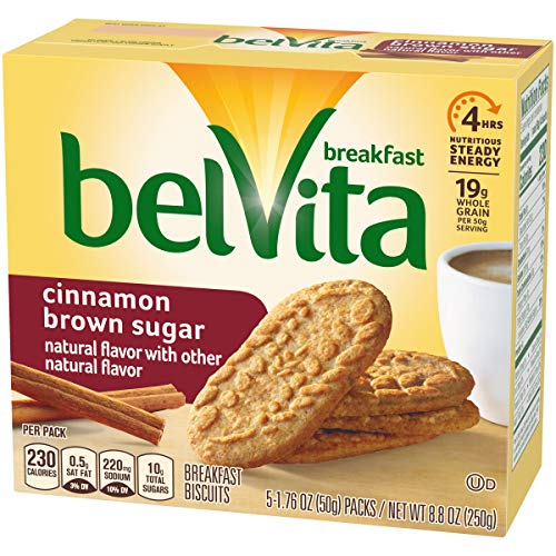 Belvita Cinnamon Brown Sugar Breakfast Biscuits, 6 Boxes Of 5 Pa