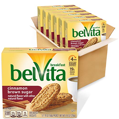 Belvita Cinnamon Brown Sugar Breakfast Biscuits, 6 Boxes Of 5 Pa