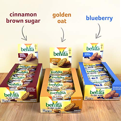 Belvita Cinnamon Brown Sugar Breakfast Biscuits, 8 Packs 4 Bisc