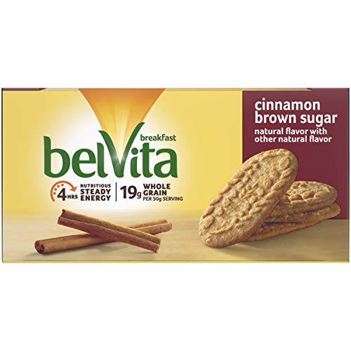 Belvita Cinnamon Brown Sugar Breakfast Biscuits, 8 Packs 4 Bisc