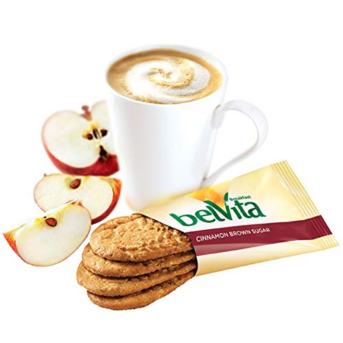 Belvita Cinnamon Brown Sugar Breakfast Biscuits, 8 Packs 4 Bisc