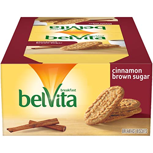 Belvita Cinnamon Brown Sugar Breakfast Biscuits, 8 Packs 4 Bisc