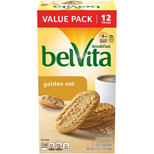 Belvita Golden Oat Breakfast Biscuits, 12 Packs
