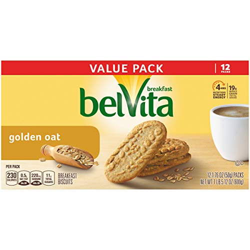 Belvita Golden Oat Breakfast Biscuits, 12 Packs