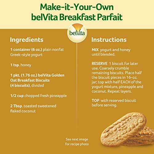 Belvita Golden Oat Breakfast Biscuits, 12 Packs