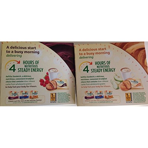 Belvita Sandwich Biscuits Variety Bundle Of 2: Dark Chocolate An