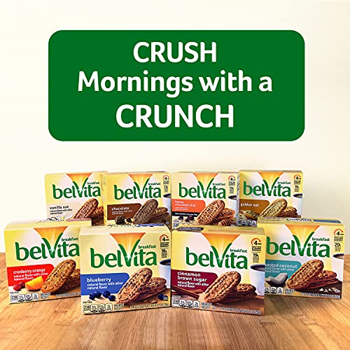 Belvita Toasted Coconut Breakfast Biscuits -Boxes Of 4 Biscuits