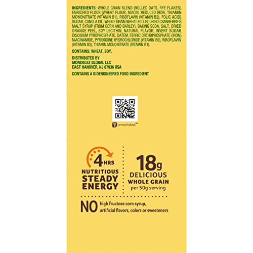 Nabisco Belvita Crunchy Cranberry Orange Breakfast Biscuits, 8.8