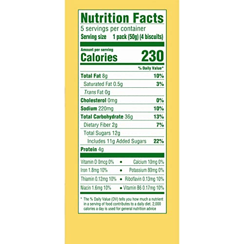 Nabisco Belvita Crunchy Cranberry Orange Breakfast Biscuits, 8.8
