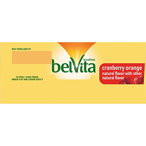 Nabisco Belvita Crunchy Cranberry Orange Breakfast Biscuits, 8.8