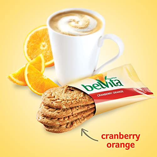 Nabisco Belvita Crunchy Cranberry Orange Breakfast Biscuits, 8.8