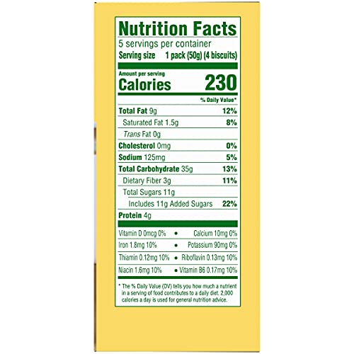 Belvita Toasted Coconut Breakfast Biscuits, 5 Count Box, 8.8 Ounce