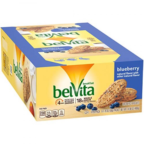 Mondelez Global Nabisco Belvita Breakfast Blueberry, 1.76 Ounce ...