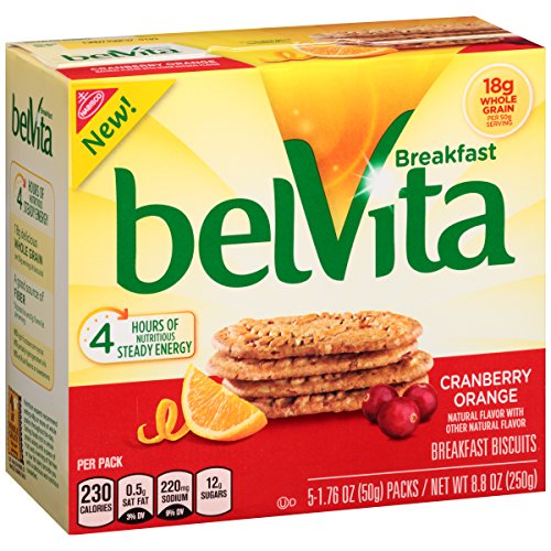 Nabisco Belvita Breakfast Biscuits Cranberry Orange - 5 Count P