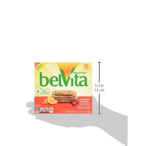 Nabisco Belvita Breakfast Biscuits Cranberry Orange - 5 Count P