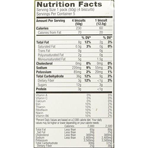 Nabisco Belvita Breakfast Biscuits Cranberry Orange - 5 Count P