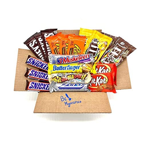 Candy Bar Assortment Box 20 Count - 11 Different Full Size Candy