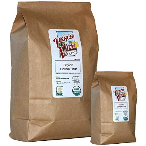 Organic Stone Ground Whole Wheat Einkorn Flour - 2Lbs Pack Of 2