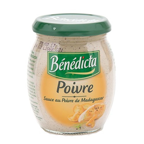 Benedicta Gourmet Black Peppercorn Sauce - Sauce Au Poivre - 240G