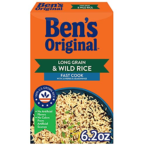 Ben’S Original Long Grain &Amp; Wild Rice Fast Cook, 6.2 Oz. 12 Pack