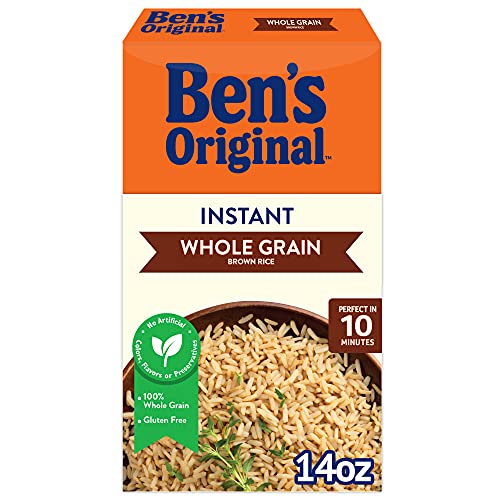 Uncle Bens Instant Whole Grain Brown Rice, 14Oz, 12Pk