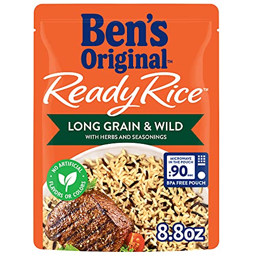 BENS ORIGINAL Ready Rice Long Grain and Wild Flavored Rice, Eas...