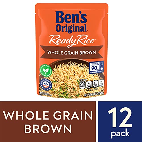 BENS ORIGINAL Ready Rice Whole Grain Brown Rice, Easy Dinner Si...