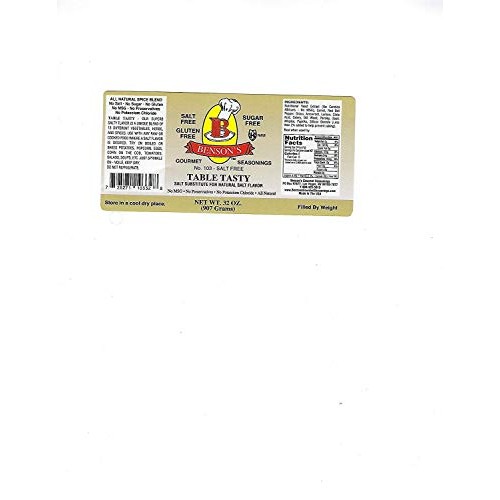 2 Pound Salt Substitute - Table Tasty No Potassium Chloride Subs 2 Pound Salt Substitute - Table Tasty No Potassium Chloride Subs
