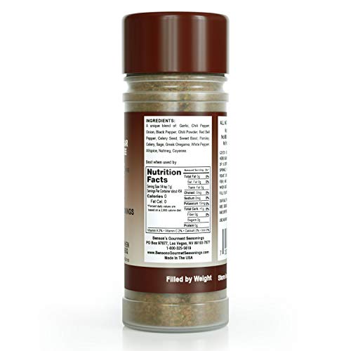 Bensons - Gusto Garlic Pepper And Herb Seasoning - Salt-Free, Su