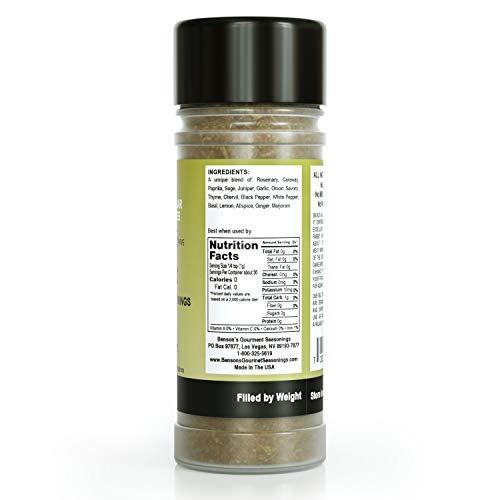 Bensons - Heritage Game Bird And Poultry Seasoning - Salt-Free,