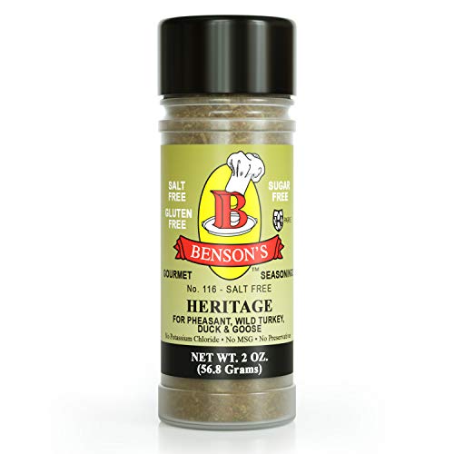 Bensons - Heritage Game Bird And Poultry Seasoning - Salt-Free,
