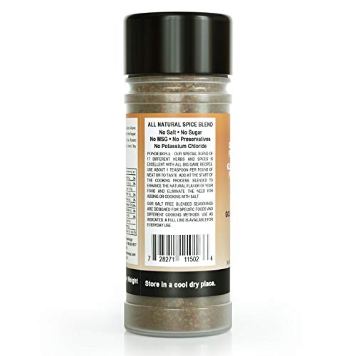 Bensons - Ponderosa Big Game, Small Game Seasoning - Salt-Free,