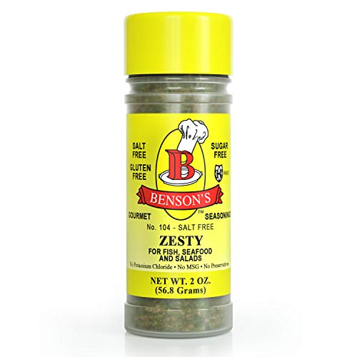 Bensons - Zesty Lemon And Herb Seasoning - Salt-Free, Sugar-Free