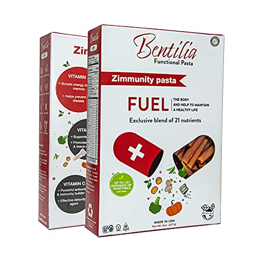 Bentilia Zimmunity Gluten Free Veggie Pasta 6 Pack | 21 Nutrient