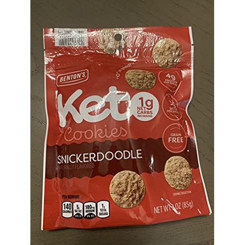 Bentons Keto Cookies, 3 Ounce Pack of 1